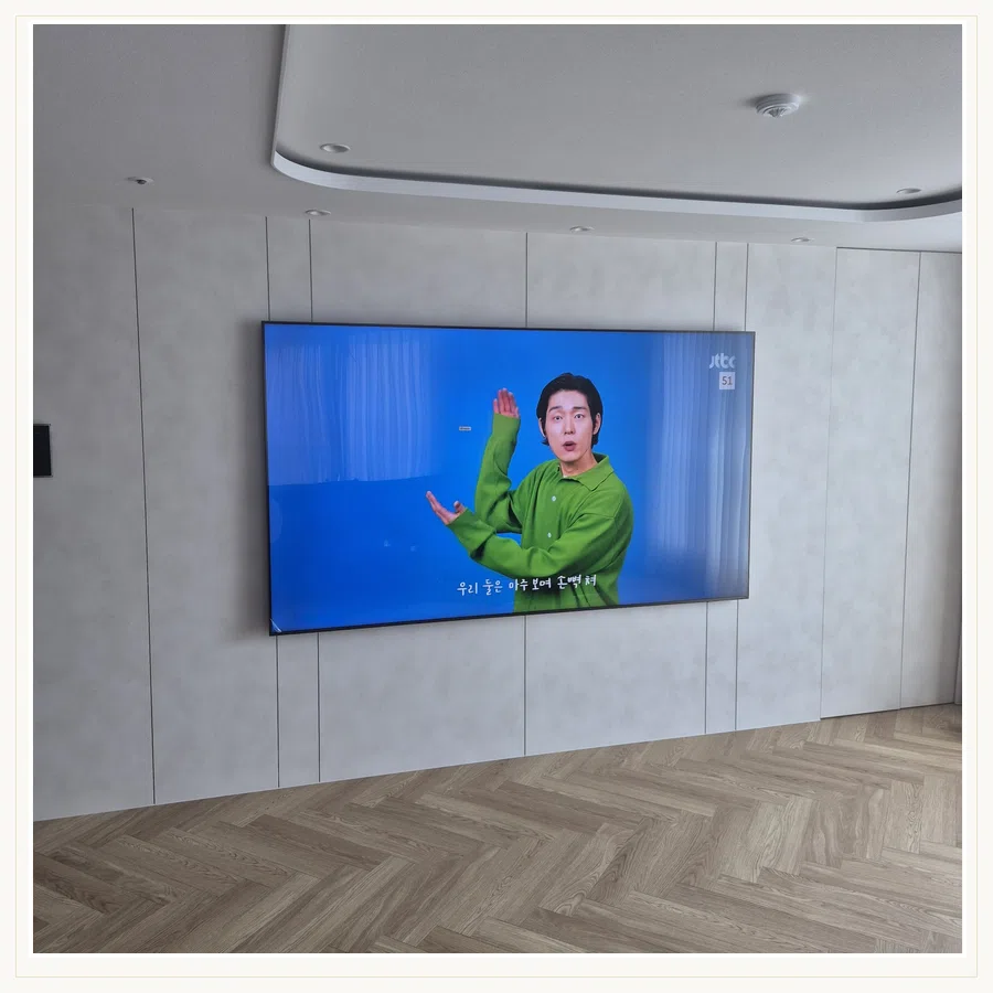 강북구 설치 참고 사진 3 - 가벽과 석고보드 안전