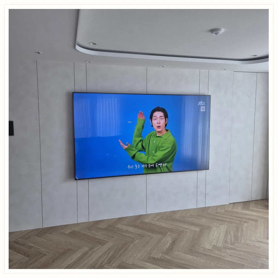 금천구 설치 참고 사진 2 - 브라켓 흔들림과 지지력