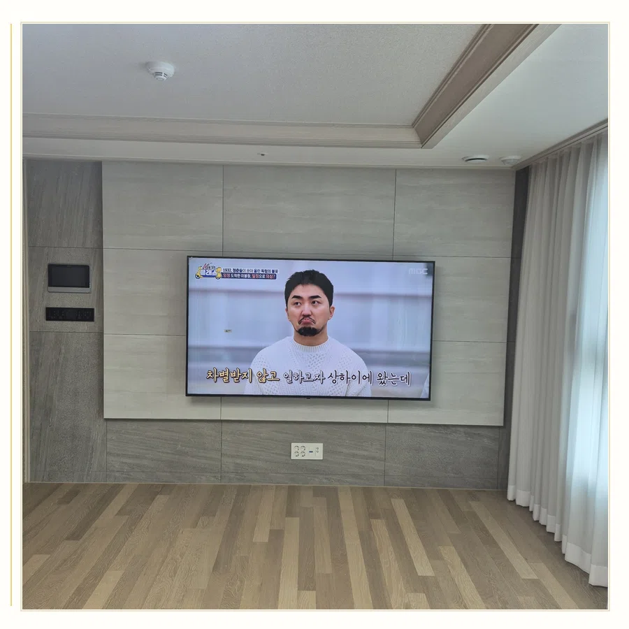 안성시 설치 참고 사진 3 - 가벽과 석고보드 안전