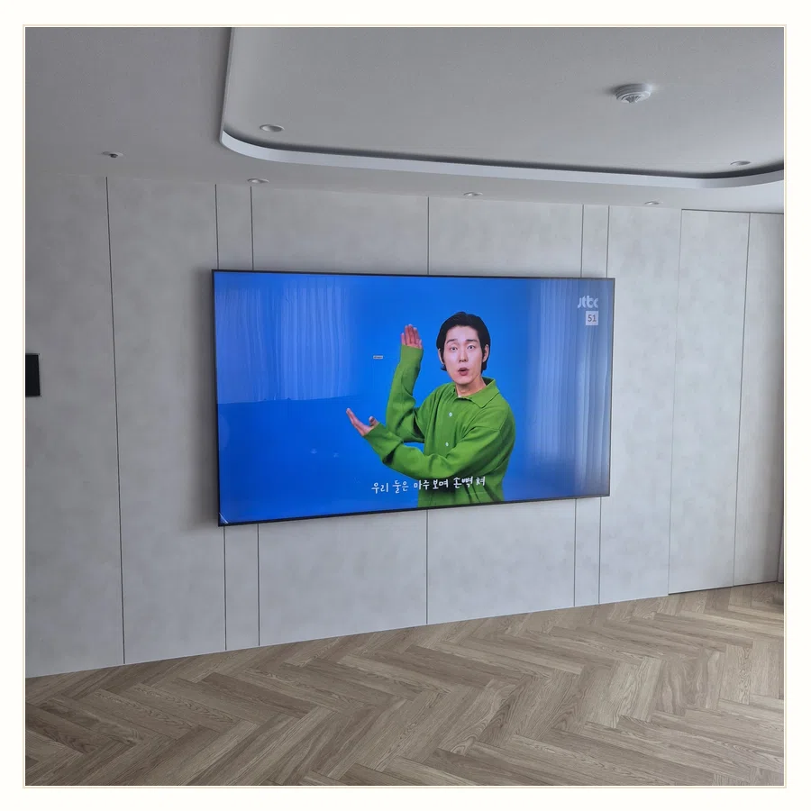 팔달구 설치 참고 사진 3 - 가벽과 석고보드 안전