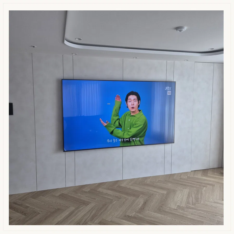 서해구 설치 참고 사진 2 - 셋톱박스·공유기 선정리